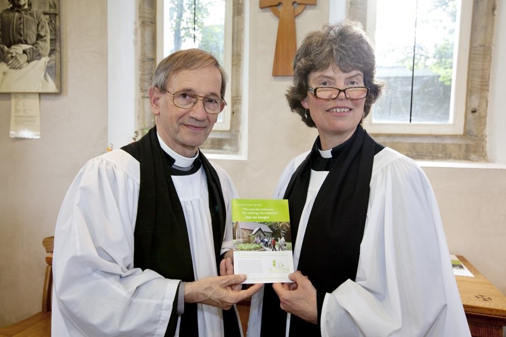 David Lee, Archdeacon of Bradford memorial garden - 16-04-2012